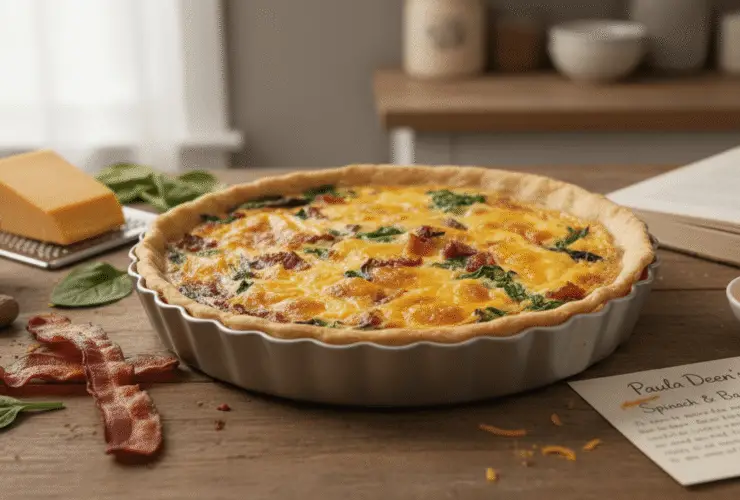 Paula Deen Spinach And Bacon Quiche Recipe