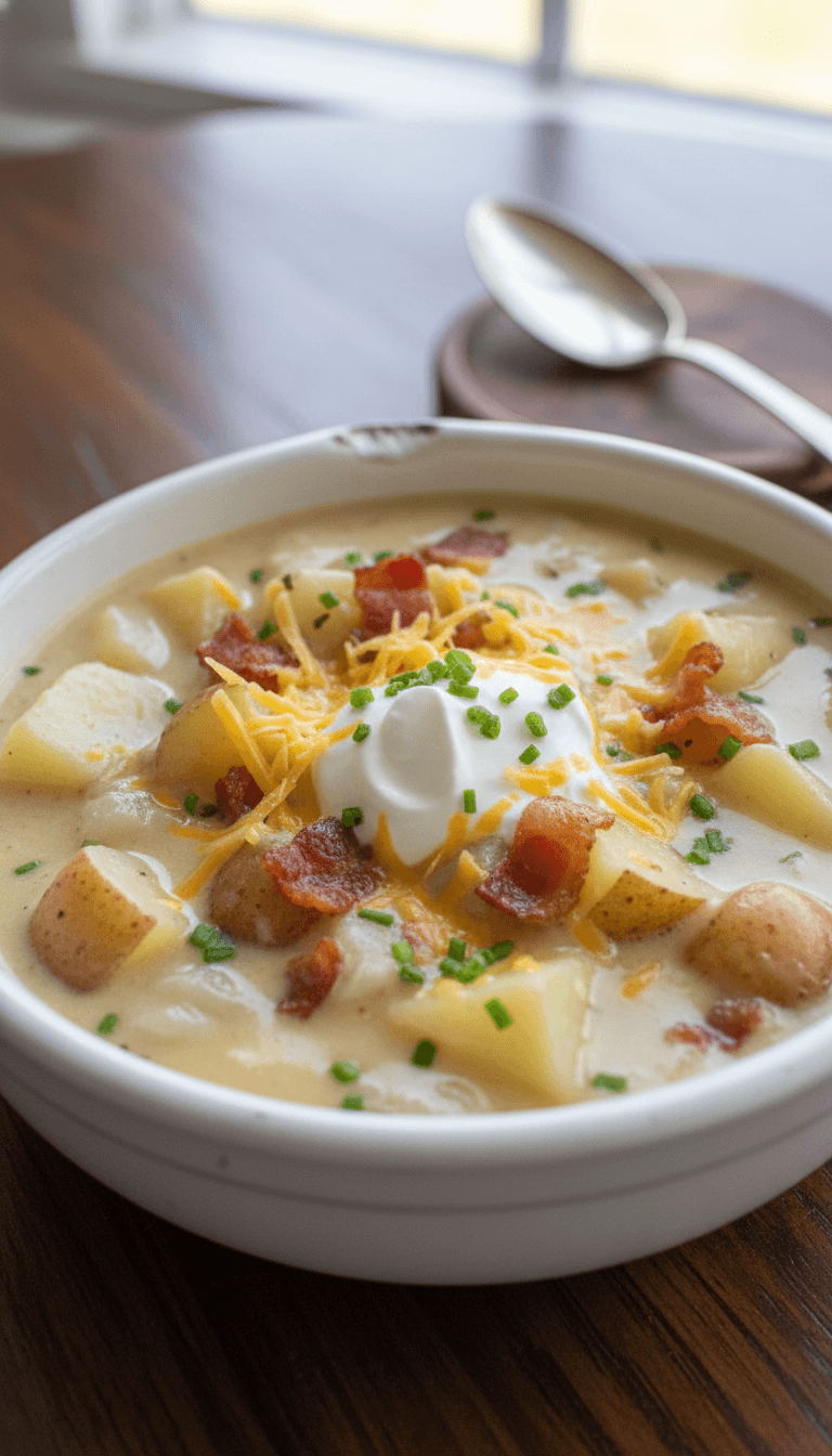 Paula Deen Loaded Baked Potato Soup