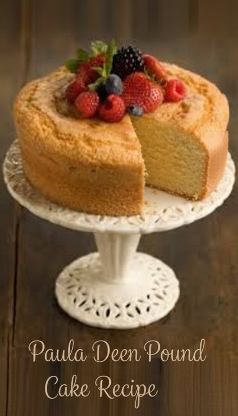 Paula Deen Pound Cake