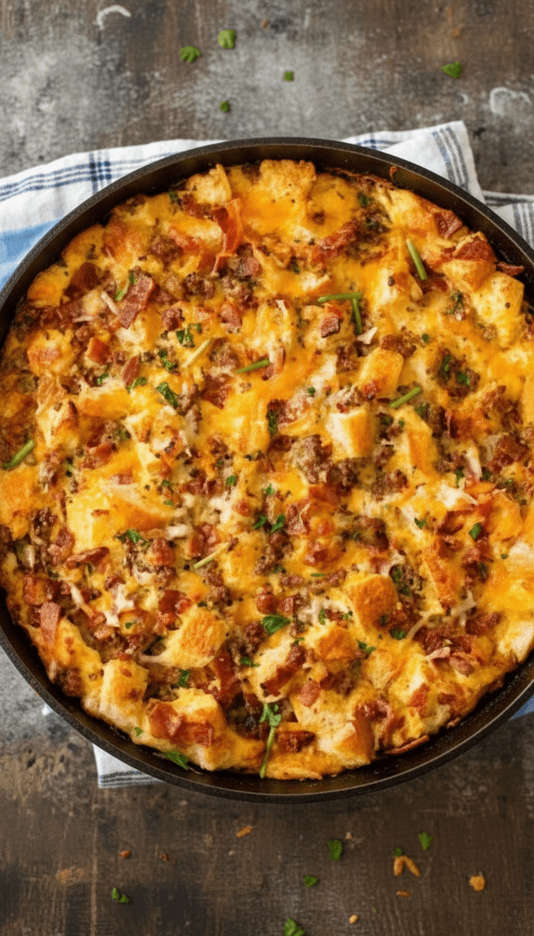 Paula Deen Overnight Breakfast Casserole