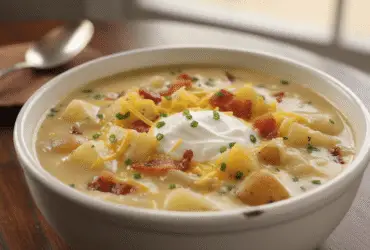 Paula Deen Loaded Baked Potato Soup Recipe