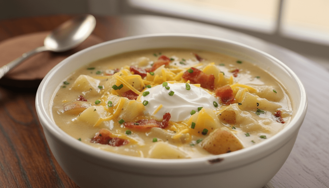 Paula Deen Loaded Baked Potato Soup Recipe
