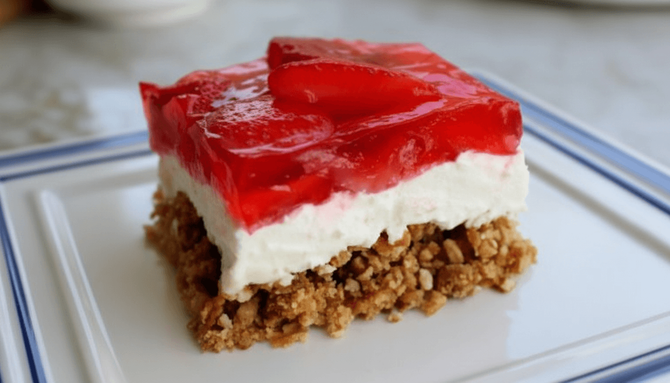 Paula Deen Strawberry Pretzel Salad Recipe