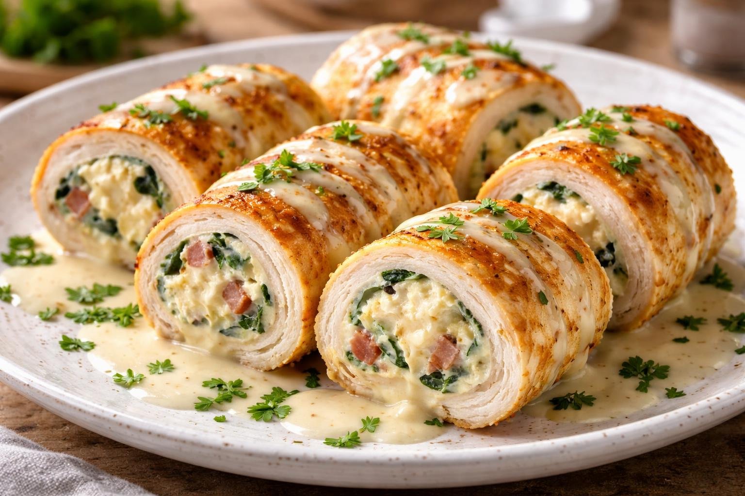 Paula Deen Creamy Chicken Rollups Recipe