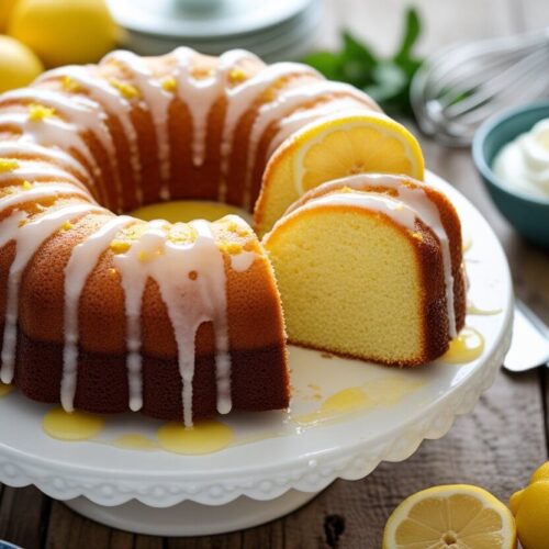 Paula Deen Lemon Sour Cream Pound Cake Recipe