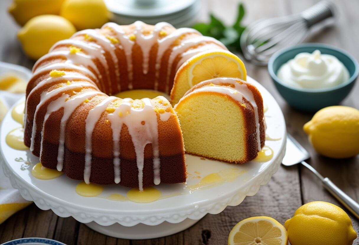 Paula Deen Lemon Sour Cream Pound Cake Recipe