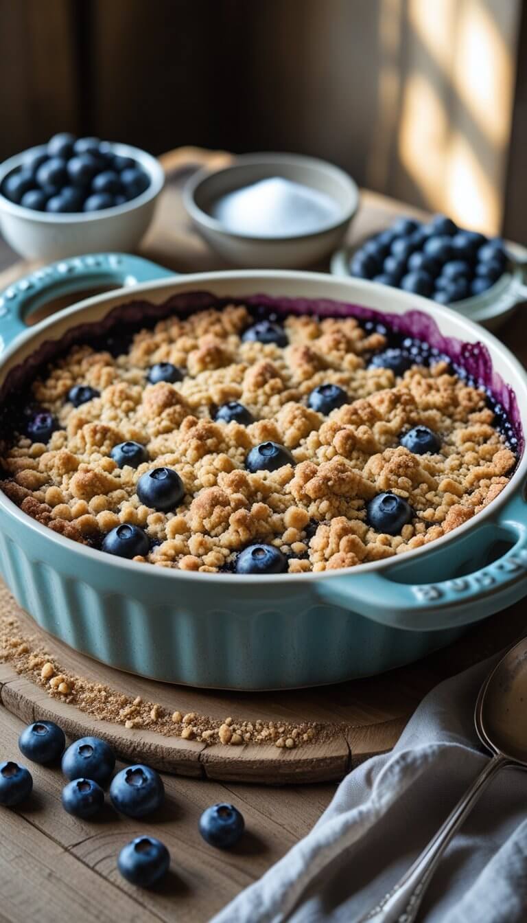 Pioneer Woman Blueberry Crumble Dessert