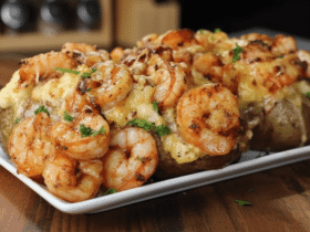 Seafood Stuffed Potatoes Recipe