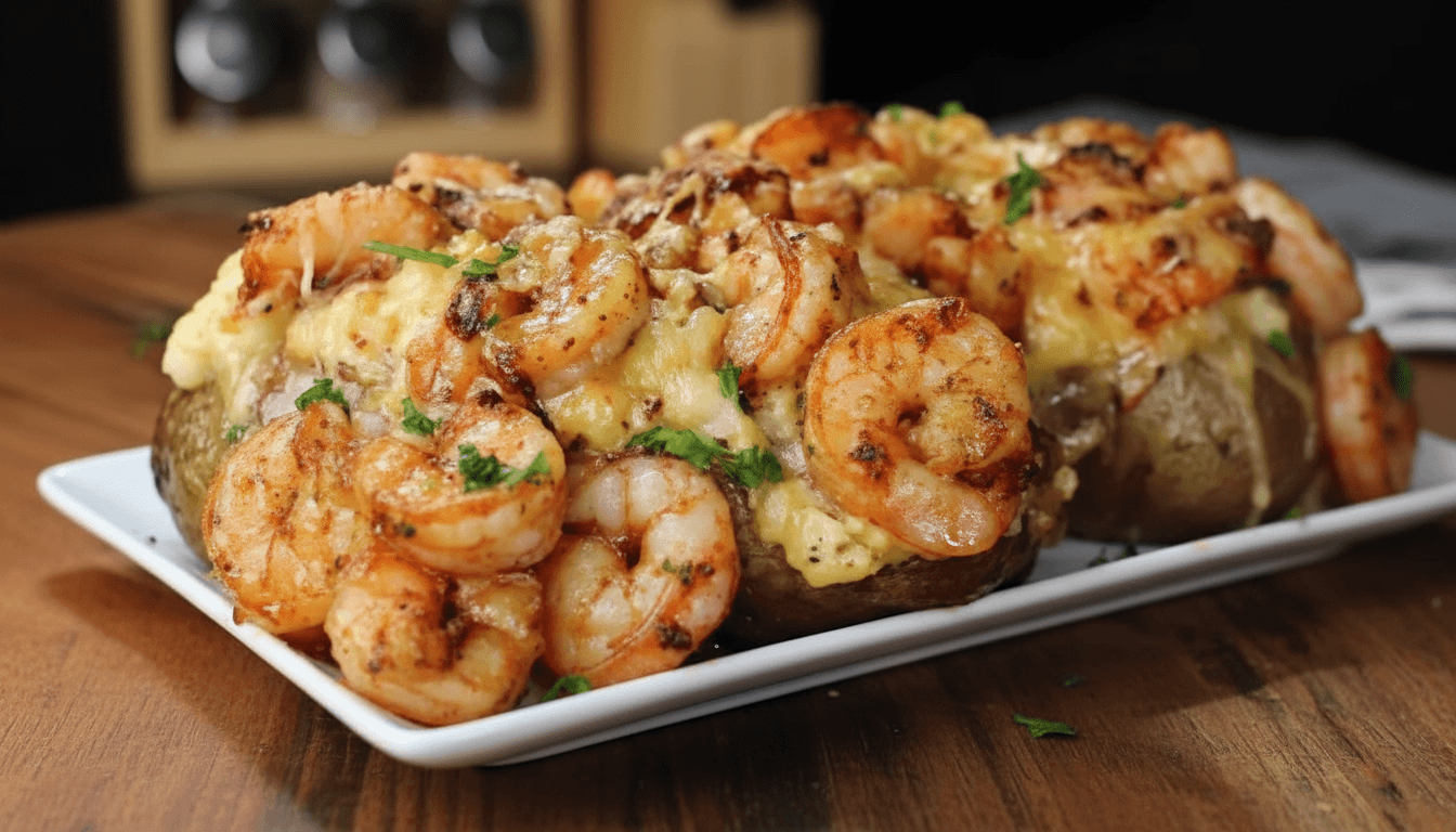 Seafood Stuffed Potatoes Recipe