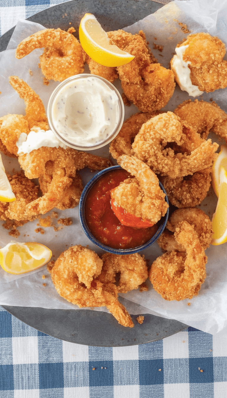 Paula Deen Fried Shrimp