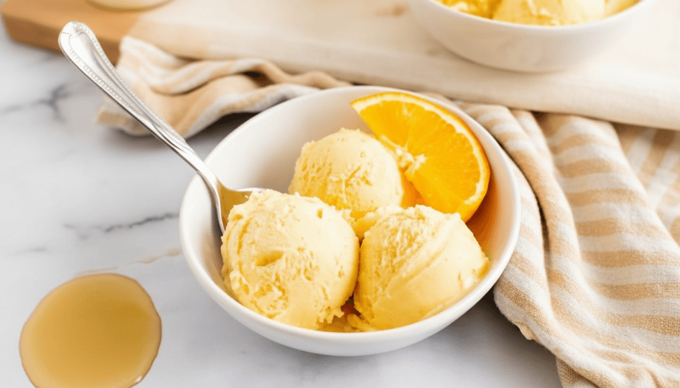Orange Creamsicle Ice Cream Recipe