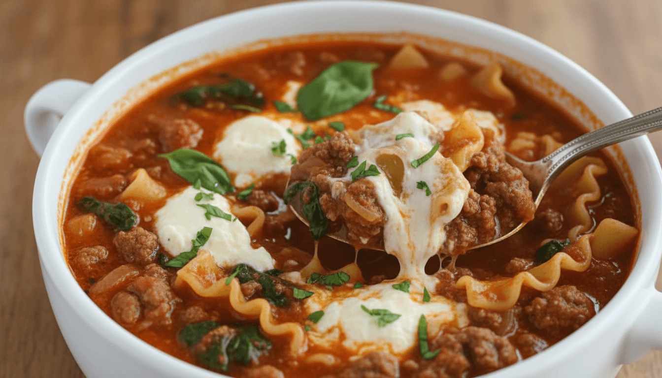 Paula Deen Lasagna Soup Recipe