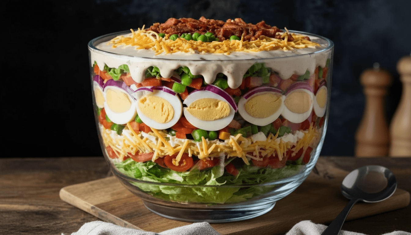Paula Deen 7 Layer Salad Recipe