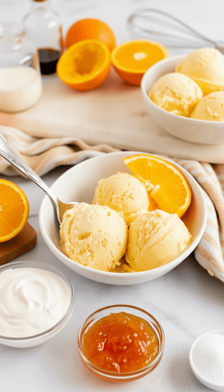 Orange Creamsicle Ice Cream