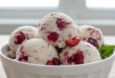 Cherry Vanilla Ice Cream Recipe