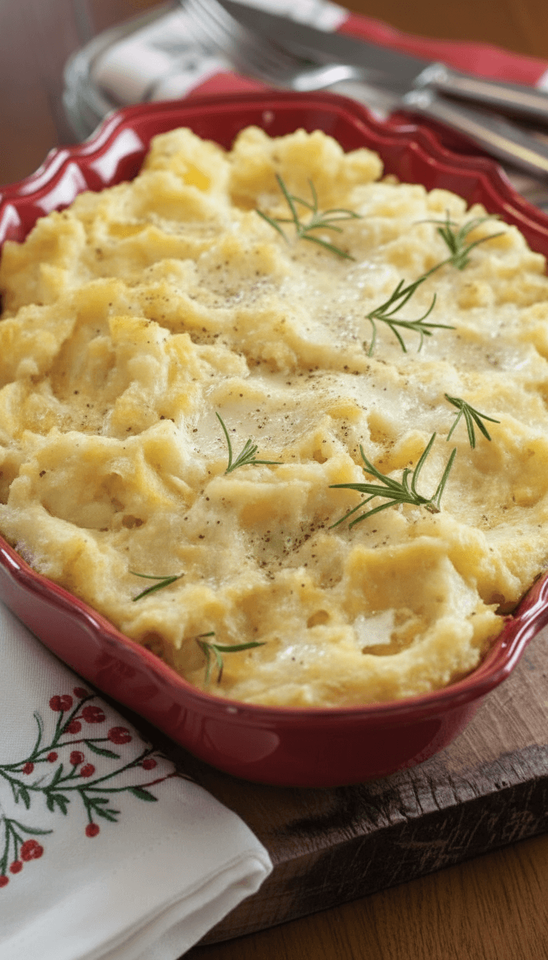 Paula Deen Mashed Potato Bake