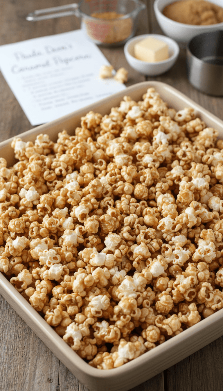 Paula Deen Caramel Popcorn