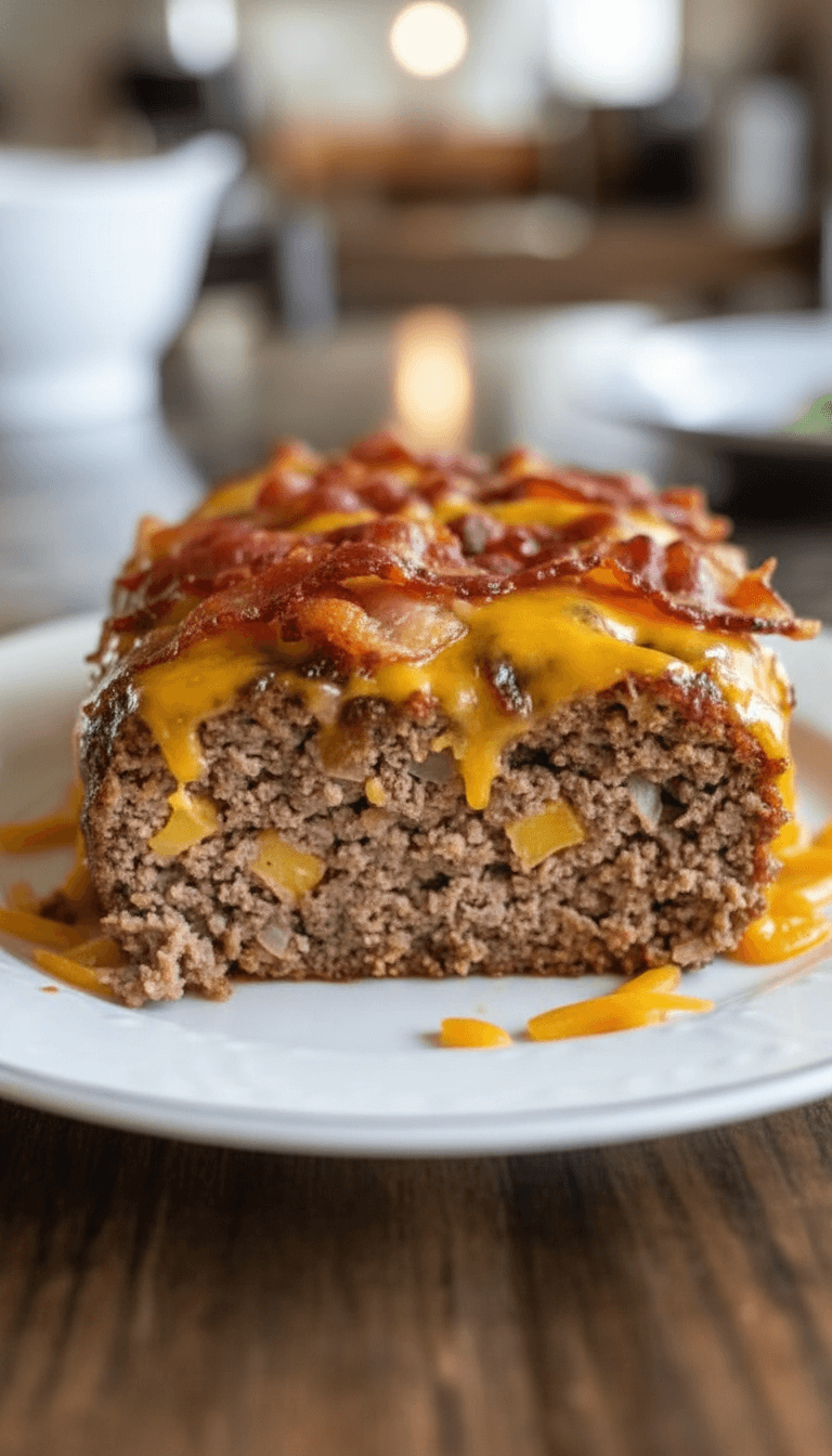 Paula Deen Cheeseburger Meatloaf