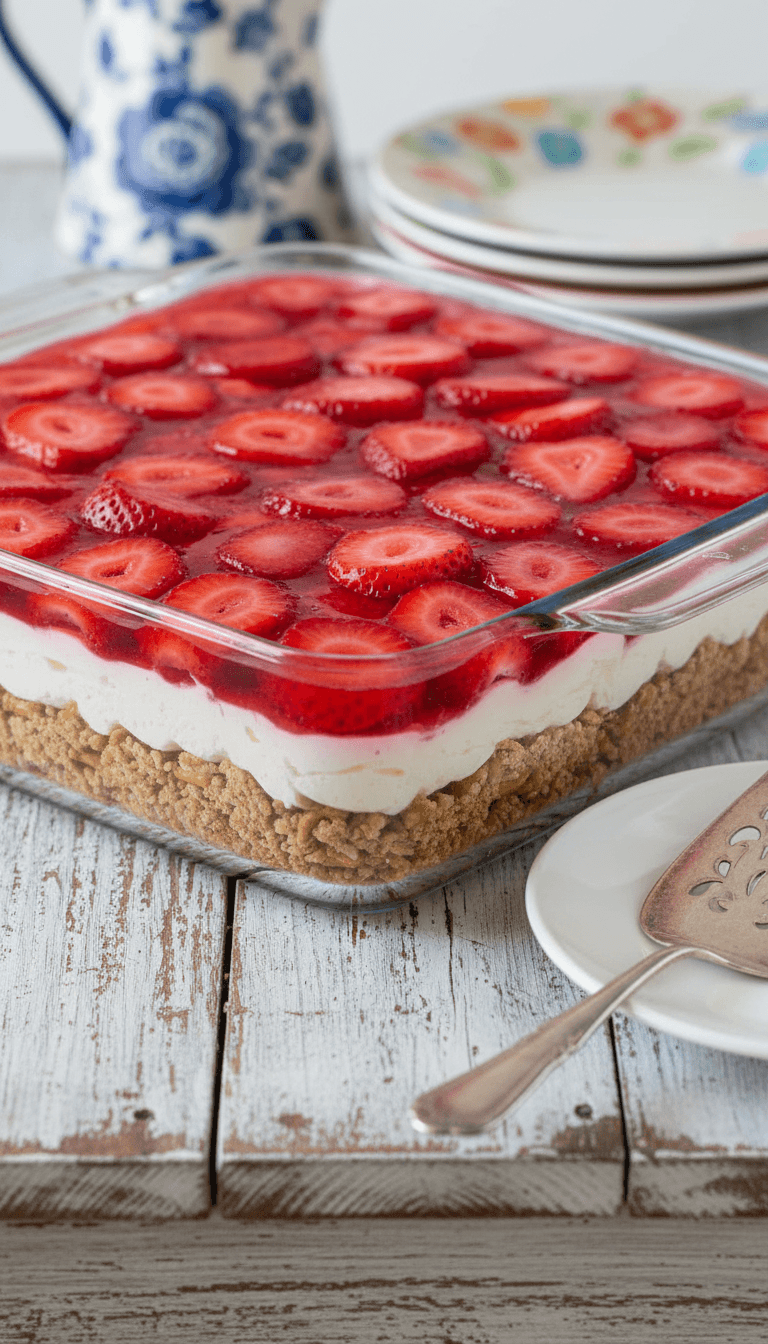 Pioneer Woman Strawberry Pretzel Salad