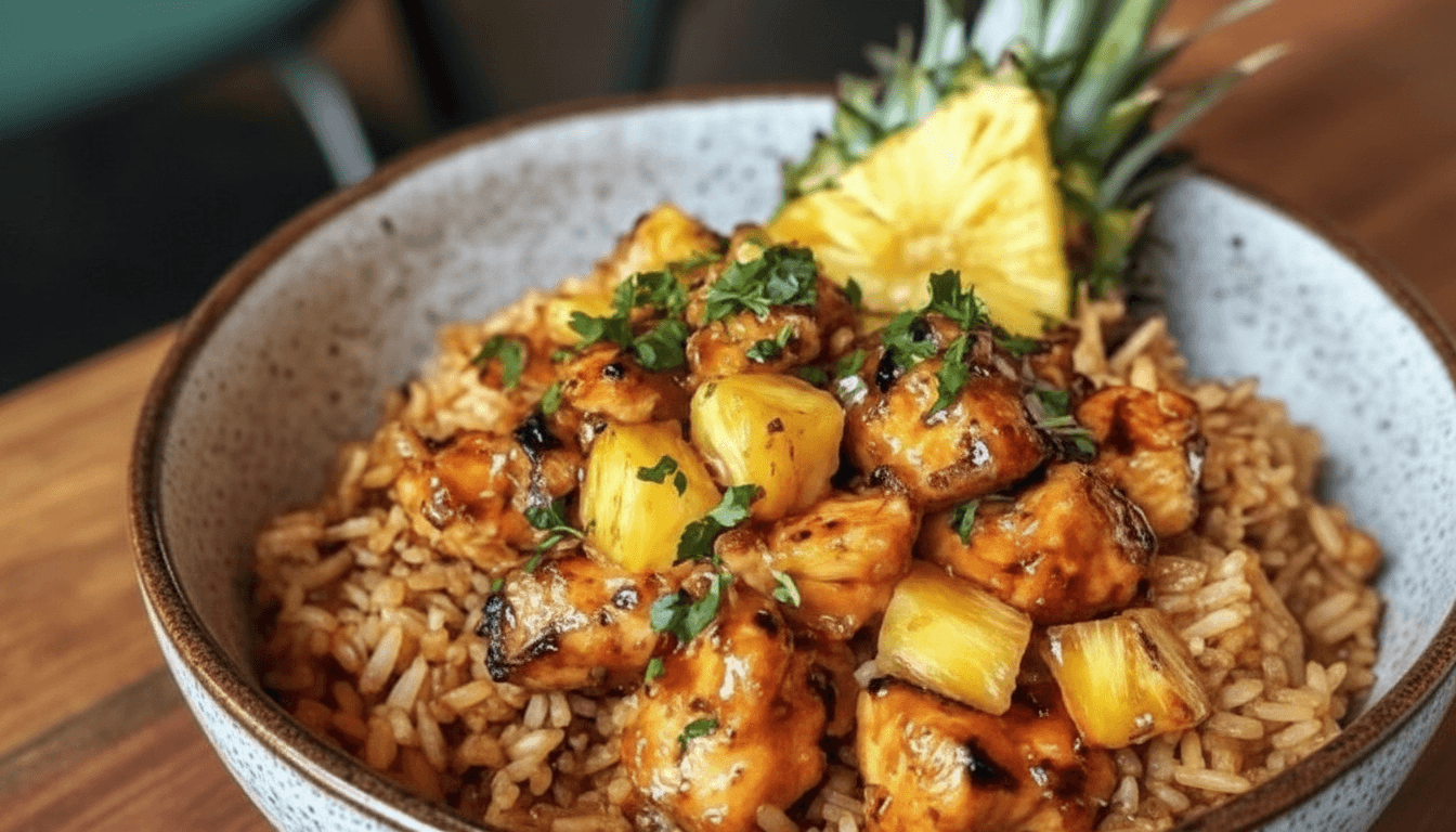 Pineapple Chicken And Rice Recipe