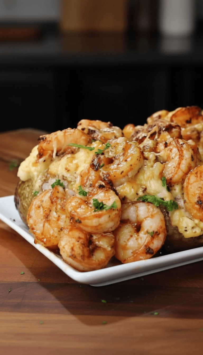 Seafood Stuffed Potatoes