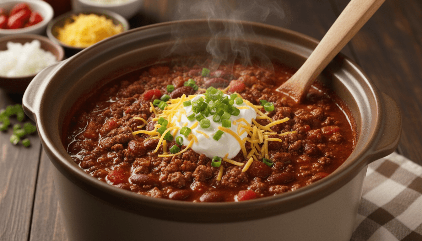 Paula Deen Slow Cooker Chili Recipe