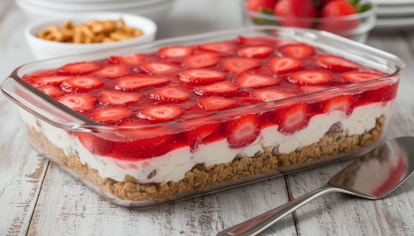 Pioneer Woman Strawberry Pretzel Salad Recipe
