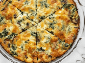 Spinach And Mushroom Quiche Recipe