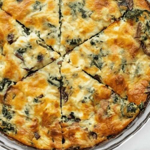 Spinach And Mushroom Quiche Recipe