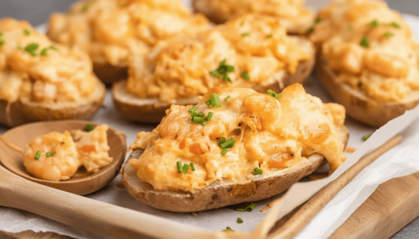 Loaded Seafood Baked Potato Recipe