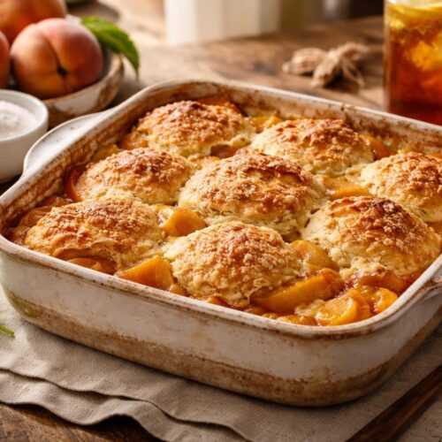 Paula Deen's Famous Southern Peach Cobbler Recipe