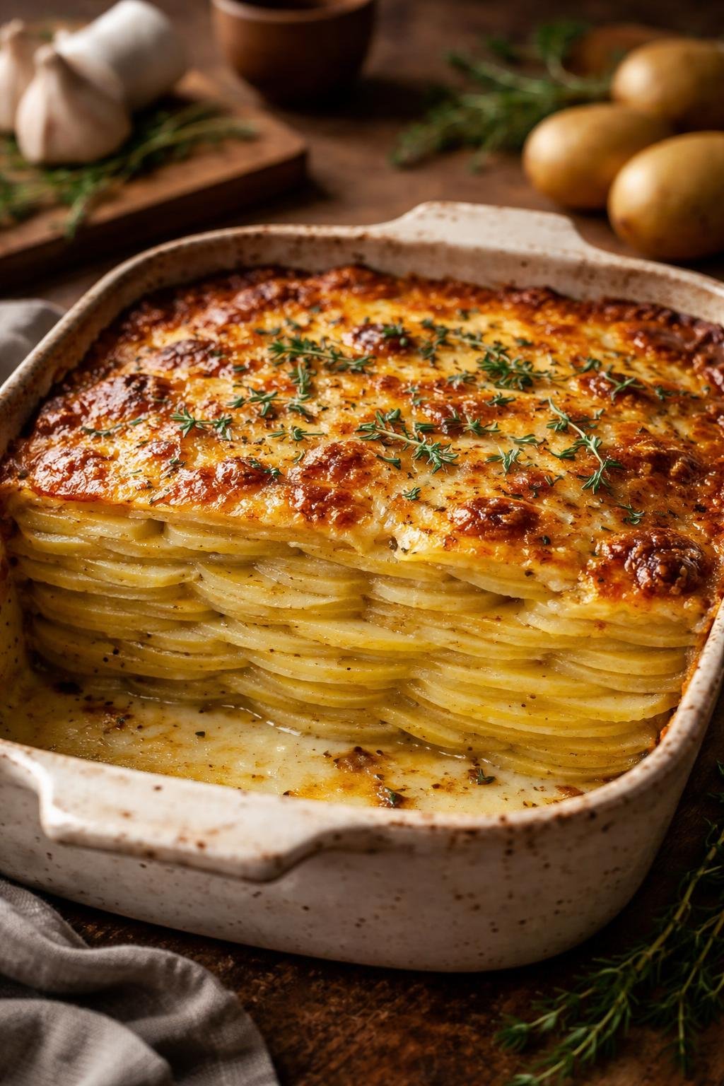 Bobby Flay 11 Layer Potato Gratin