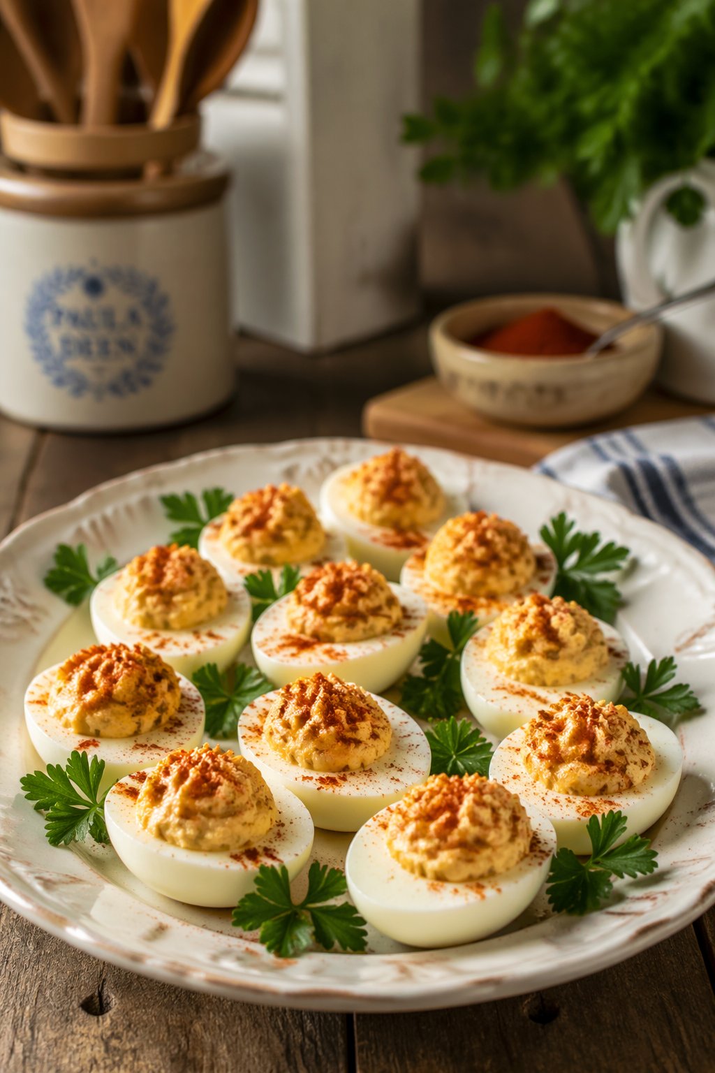 Paula Deen Stuffed Eggs 