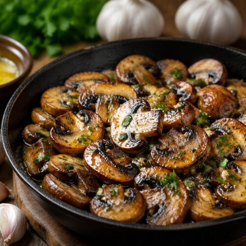Garlic Butter Mushrooms Recipe