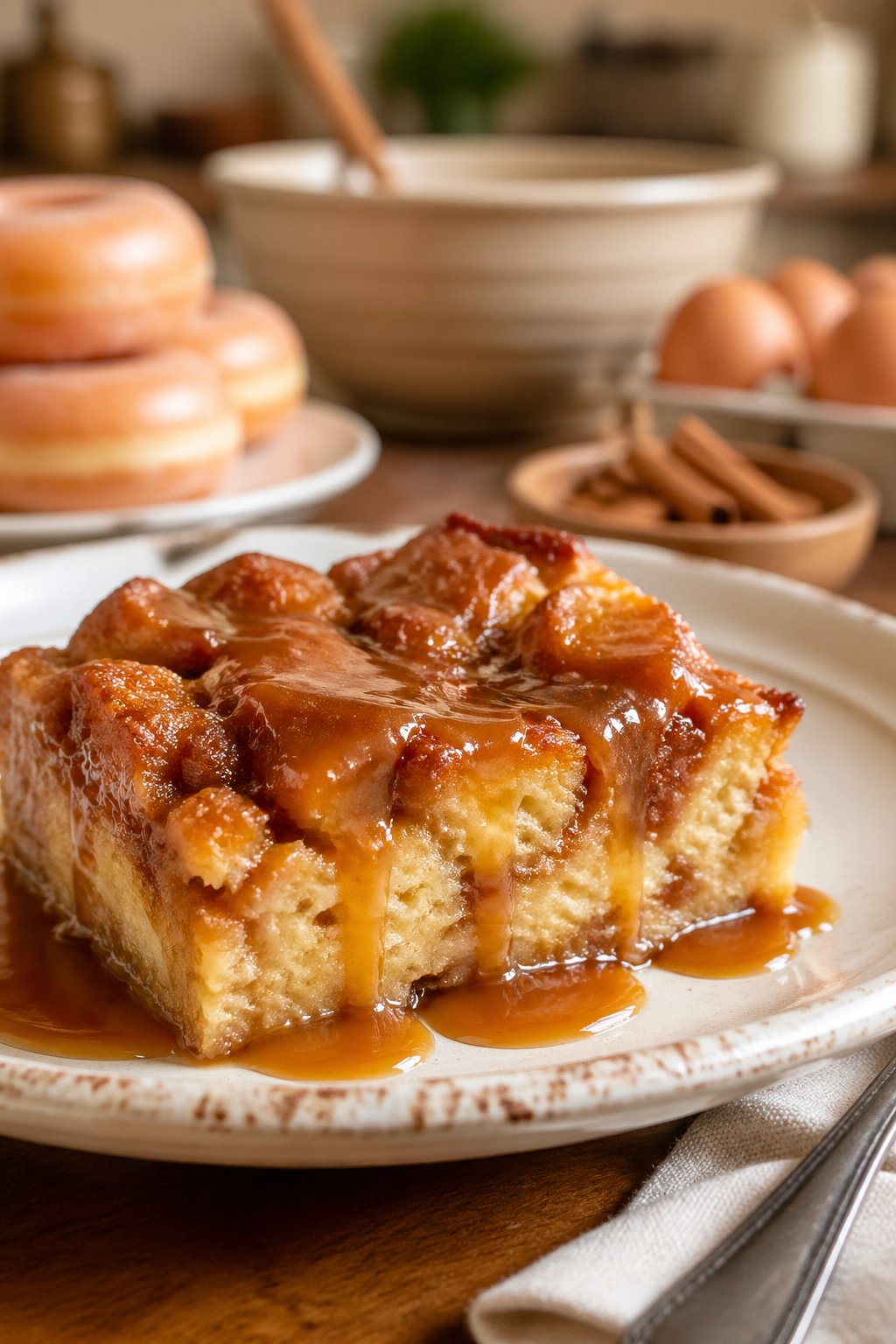 Paula Deen Krispy Kreme Bread Pudding