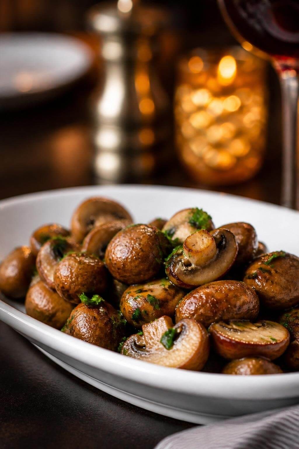 Ruth Chris Steakhouse Mushrooms