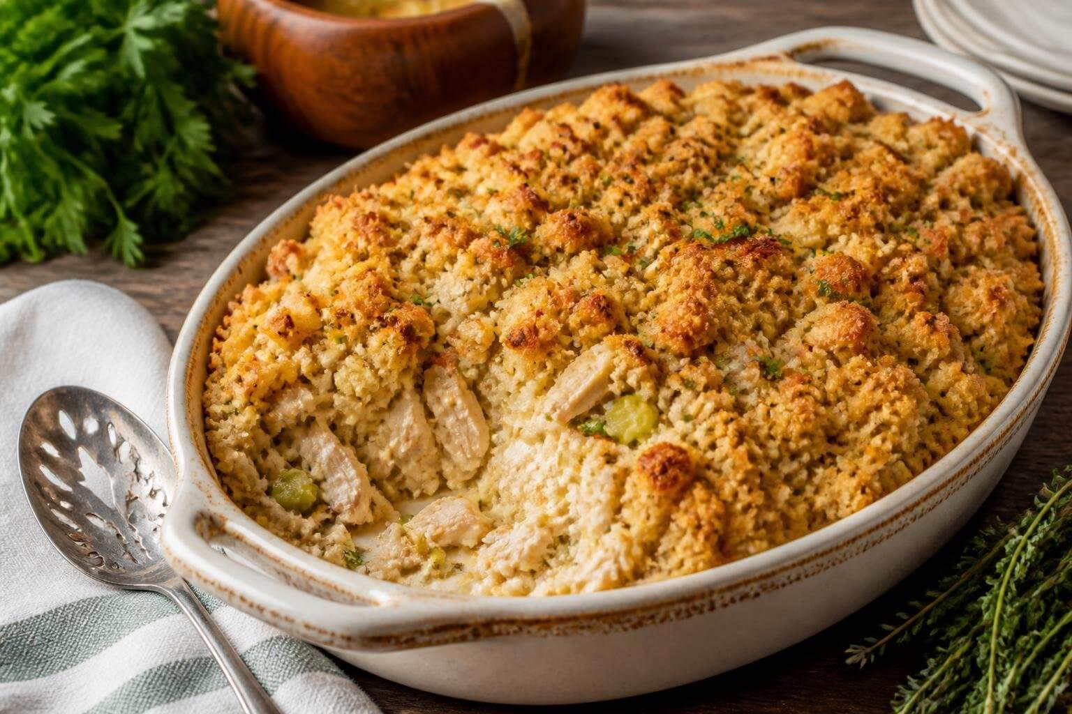 Paula Deen Chicken And Stuffing Casserole Recipe