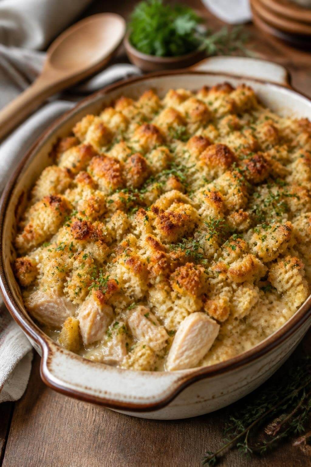 Paula Deen Chicken And Stuffing Casserole