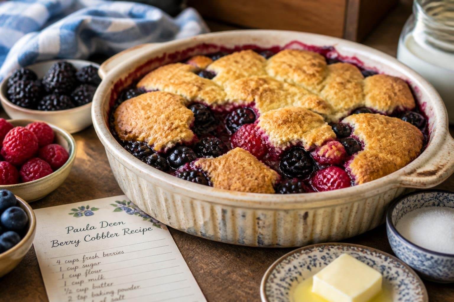 Paula Deen Berry Cobbler Recipe