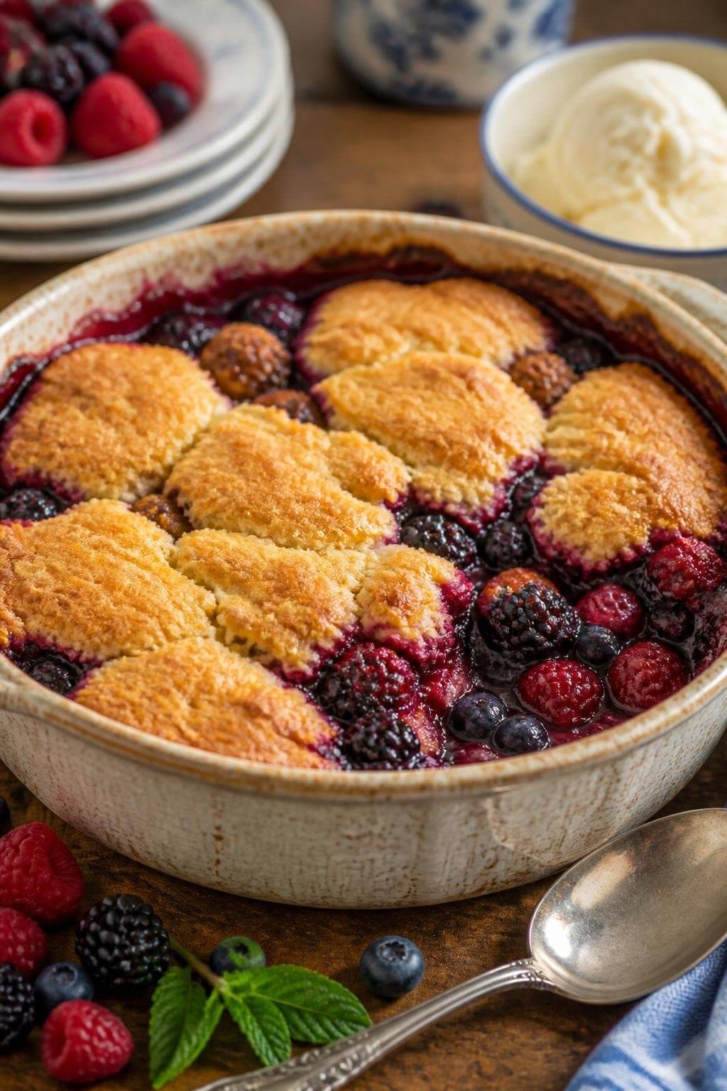 Paula Deen Berry Cobbler