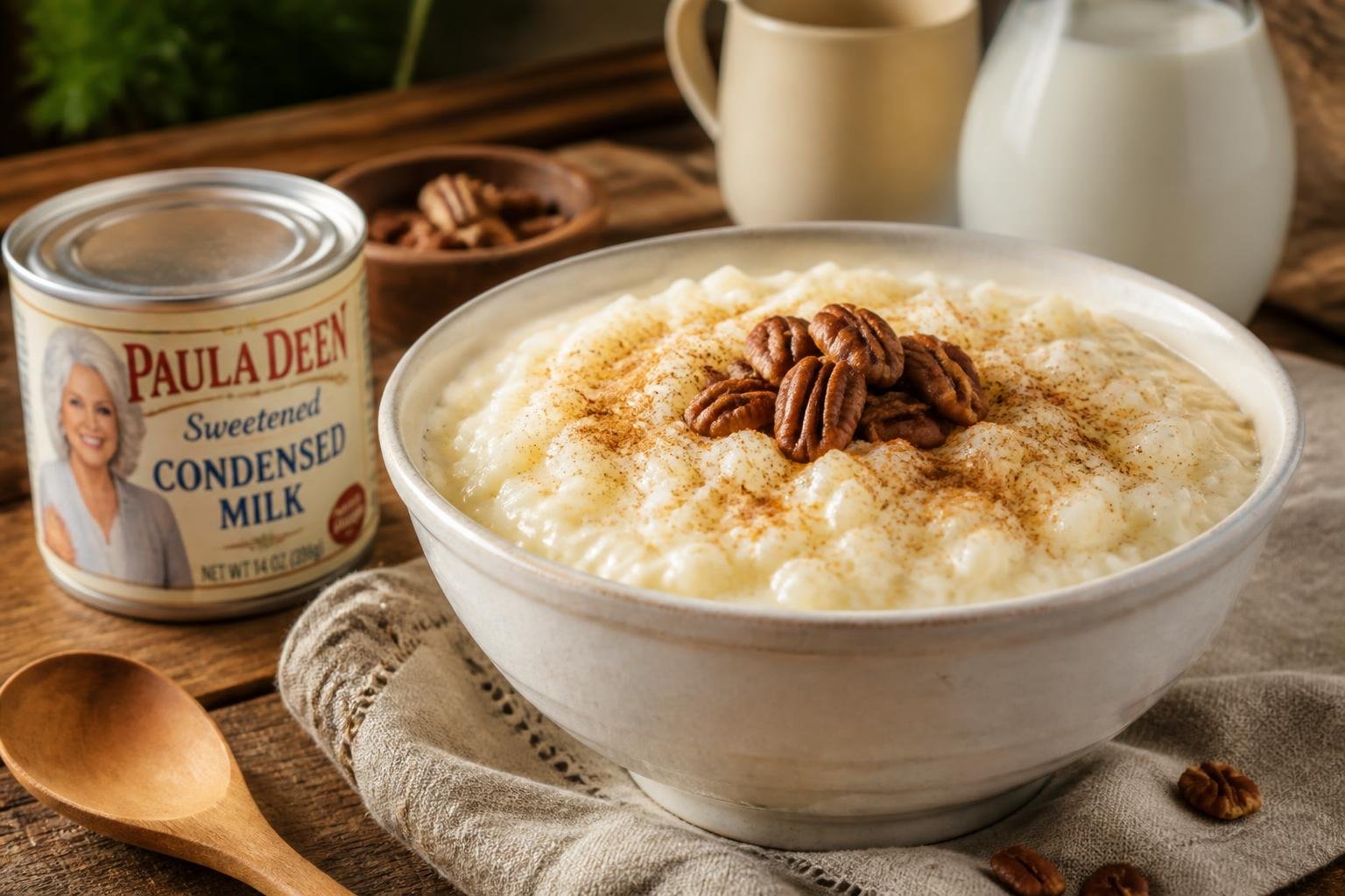 Paula Deen Sweetened Condensed Milk Rice Pudding Recipe