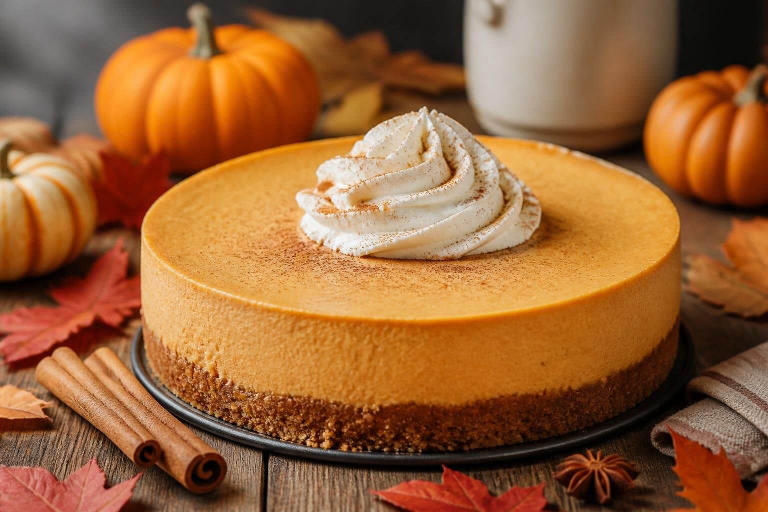 Easy Pumpkin Cheesecake Recipe