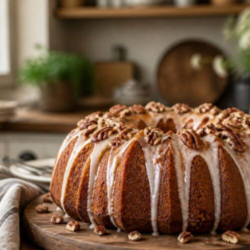 Joanna Gaines Cinnamon Pecan Bundt Cake Recipe