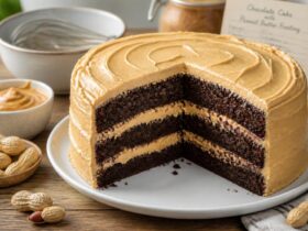 Chocolate Cake Peanut Butter Frosting Recipe