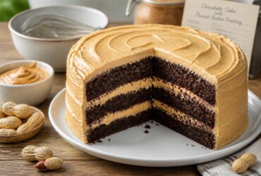 Chocolate Cake Peanut Butter Frosting Recipe