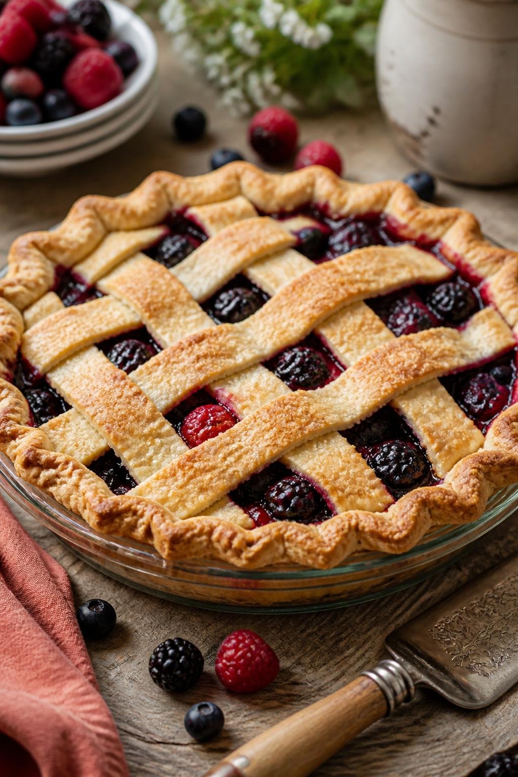 Pioneer Woman Mixed Berry Pie