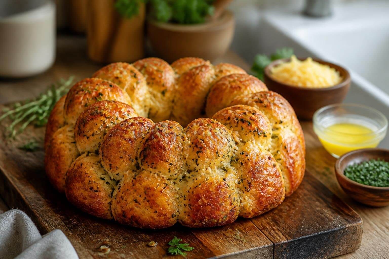 Paula Deen Savory Monkey Bread Recipe