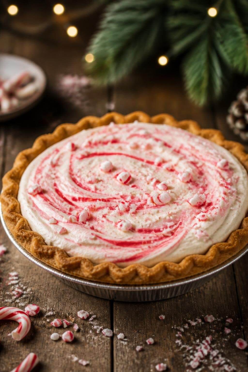 Bakers Square Candy Cane Pie