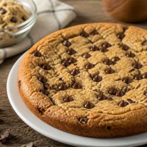 One Bowl Chocolate Chip Cookie Cake Recipe