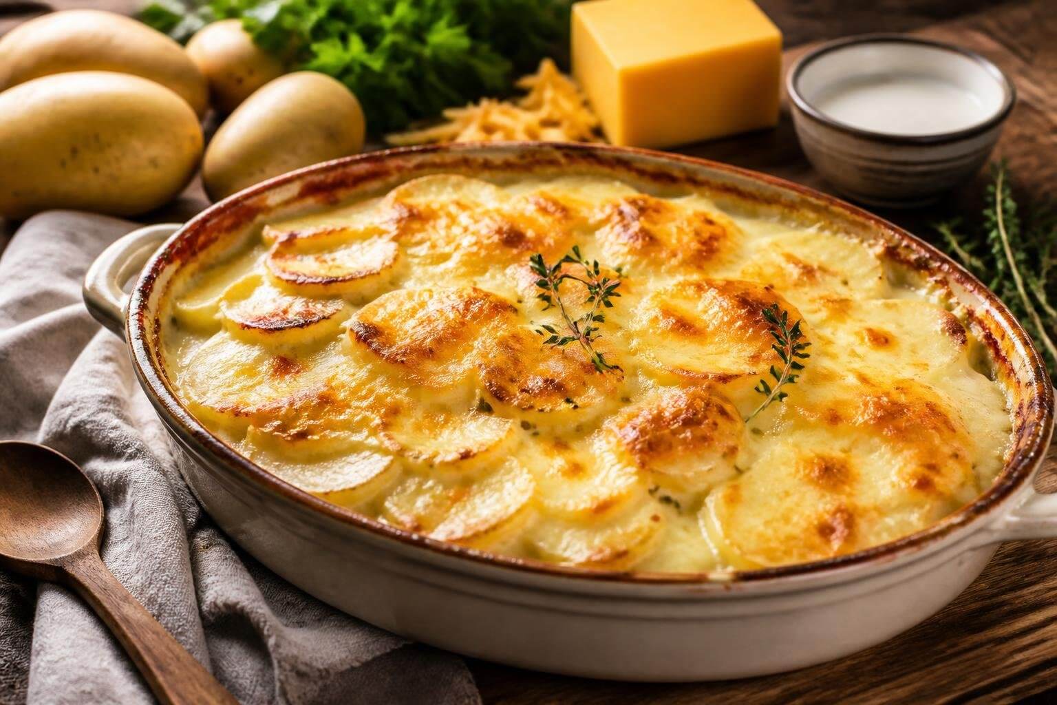 Paula Deen Potatoes AU Gratin Recipe